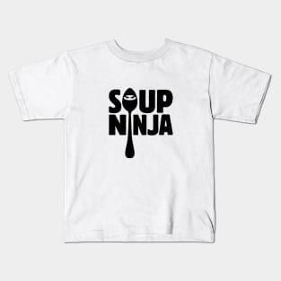 SOUP NINJA (for lighter shirts) Kids T-Shirt